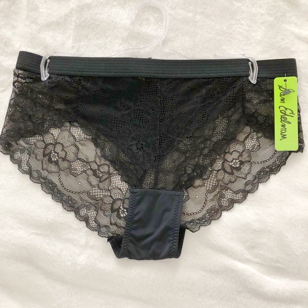 Sam Edelman Retro Black Lace Panty Sz. M